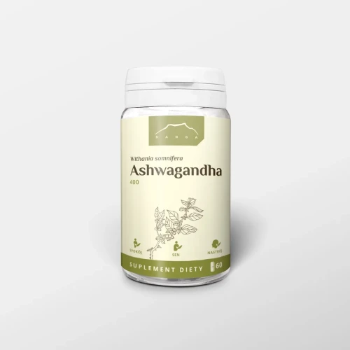 Nanga - Ashwagandha kapsułki 400 mg - 200 kapsułek  be-effective