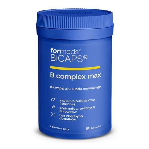 Formeds - Bicaps B Complex Max - kompleks witamin B, 60 kaps  be- effective
