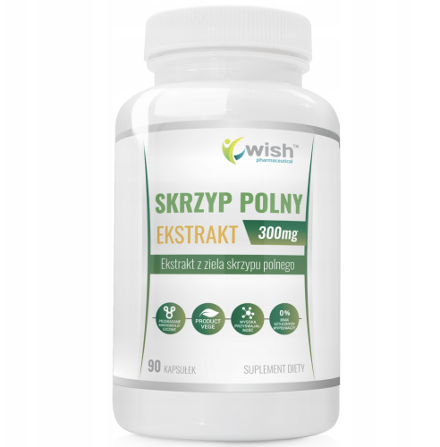 Wish Pharmaceutical - Skrzyp Polny Ekstrakt 300mg - 90 kaps be-effective