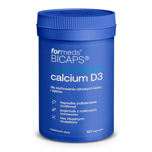 Formeds - Bicaps Calcium D3 - 60 kapsułek be-effective
