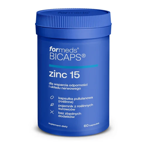 Formeds - Bicaps Zinc 15 - 60 kapsułek be-effective