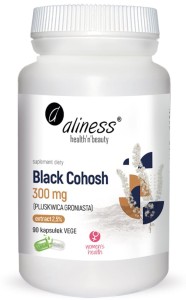 Aliness - Black Cohosh 300mg (PLUSKWICA GRONIASTA) x 90 Vege caps