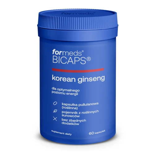 Formeds - Bicaps Korean Ginseng - 60 kapsułek be-effective