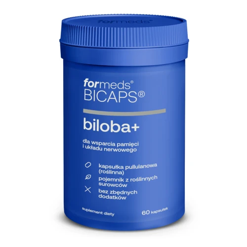 Formeds - Bicaps Biloba+ 60 kapsułek be-effective