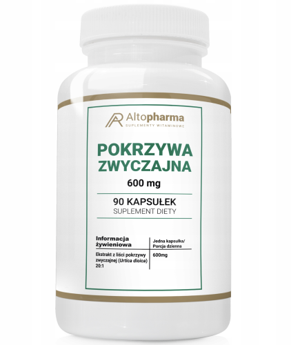 AltoPharma - Pokrzywa Zwyczajna Ekstrakt 600mg - 90 kaps  be-effective