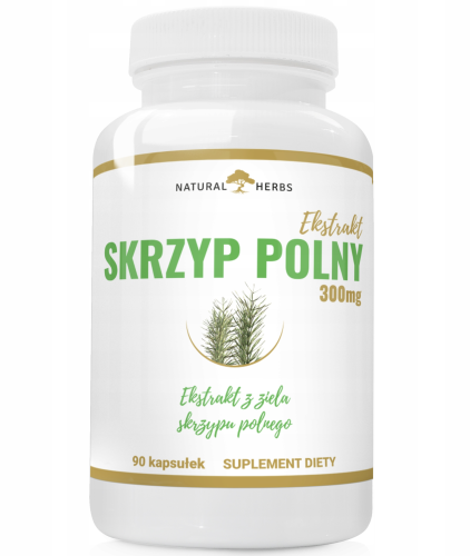Natural Herbs - Skrzyp Polny Ekstrakt 300mg - 90 kaps be-effective