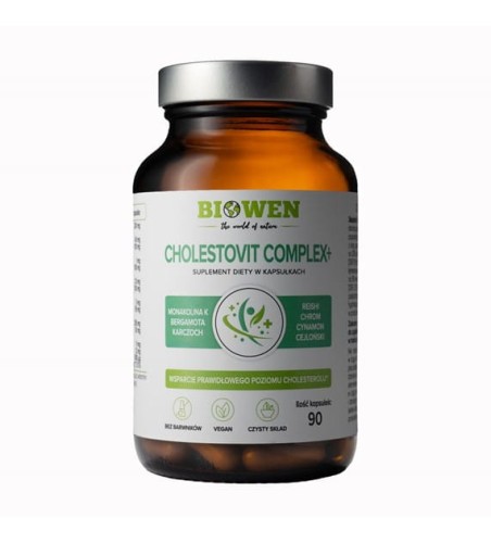Biowen - Cholestovit Complex+ | na cholesterol | - 90 kapsułek be-effective