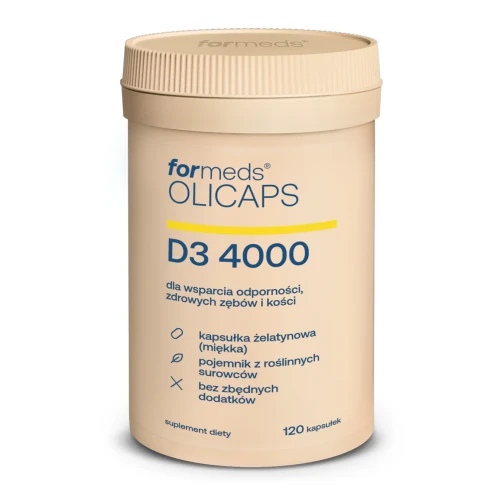 Formeds - Olicaps WItamina D3 4000 - 120 kapsułek be-effective