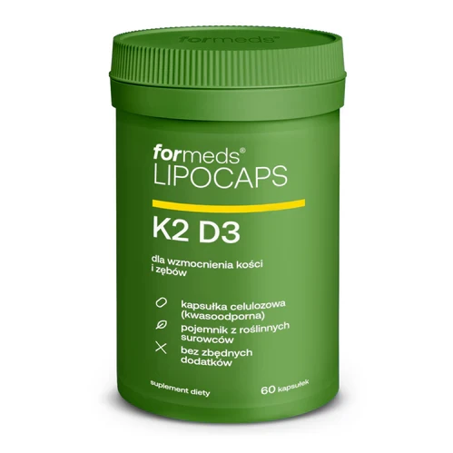 Formeds - Lipocaps K2D3 - 60 kapsułek be-effective