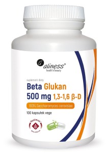 Aliness - Beta Glukan Yestimun® 1,3-1,6 β-D  500 mg x 100 Vege caps.