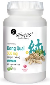 Aliness - Dong Quai (DZIĘGIEL CHIŃSKI) ekstrakt 1,5% 500mg