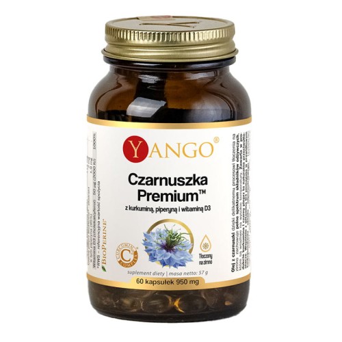 Yango - Czarnuszka Premium - 90 kapsułek be-effective