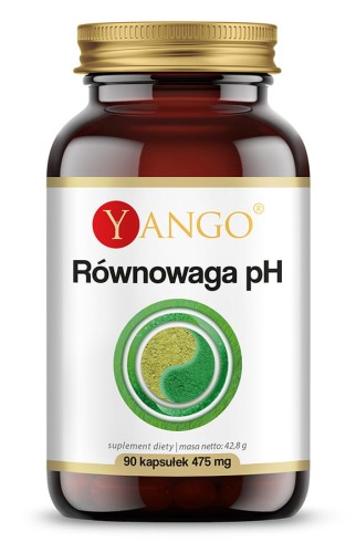 Yango - Równowaga pH - 11 składników alkalizujących - 90 kaps. be-effective