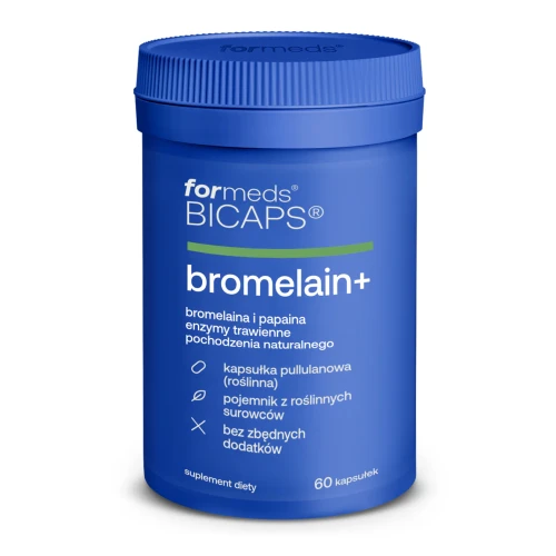 Formeds - Bicaps Bromelain+ 60 kapsułek be-effective