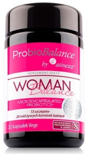 ProbioBalance od Aliness - Probiotyk Woman Balance 20 mld. x 30 vege caps.
