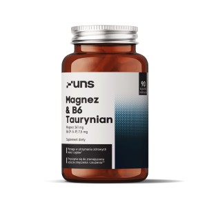 UNS - Magnez &  B6 Taurynian - Taurynian  Magnezu P-5-P - 90 kaps.