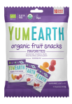 YumEarth - Żelki bez żelatyny EKO (Fruit Snacks) 10x19,8g