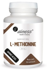 Aliness - L-Methionine 500 mg x 100 Vege caps.