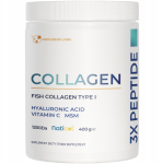 Progress Labs - KOLAGEN Morski 3 Peptydy do Picia 10 000mg HA MSM Wit. C - Włosy Stawy 400g