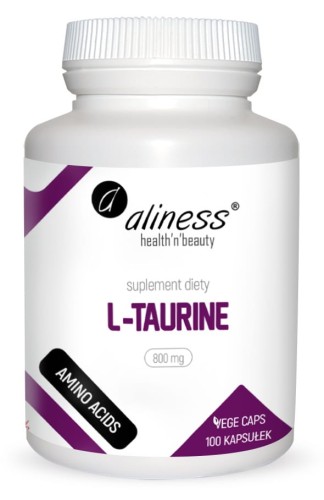 Aliness - L-Taurine 800 mg x 100 Vege caps be-effective