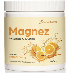AltoPharma - Cytrynian Magnezu Pomarańcza -  w proszku 400g