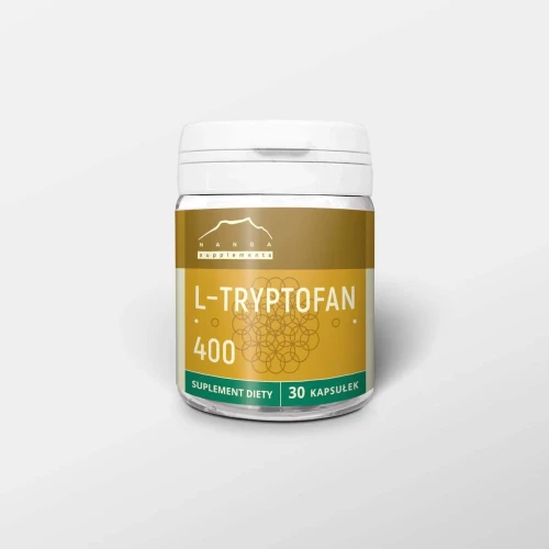 L-tryptofan kapsułki 400 mg - Nanga - Poprawia Jakość Snu 30 kaps  be-effective