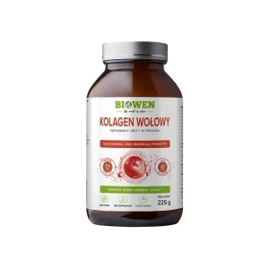 Biowen - Kolagen wołowy typu I, II, III Biowen - proszek - 225 g