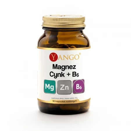 Yango - Magnez + Cynk + B6 - 90 kap be-effective