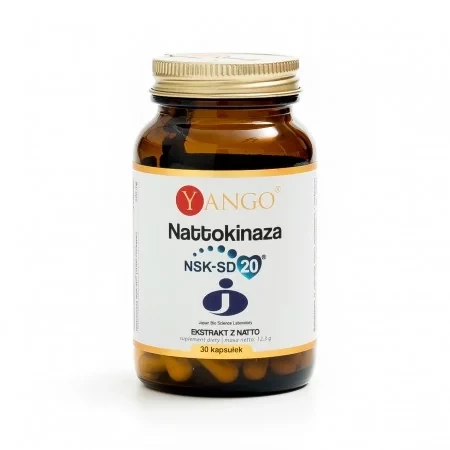 Yango - Nattokinaza - NSK - SD20® - 30 kaps. - Skrzepy Krwi be-effective