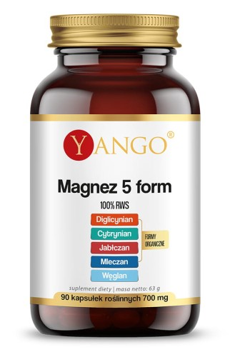 Yango - Magnez 5 form - 90 kapsułek  be-effective