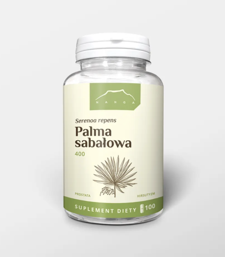 NANGA - Palma sabałowa 100 kapsułek x 400 mg - Prostata be-effective