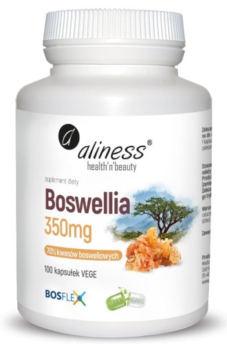Aliness - Boswellia 350 mg (70%/10%) x 100 Vege caps be-effective