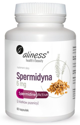 Aliness - Spermidyna Active 6 mg x 600 Vege caps be-effective