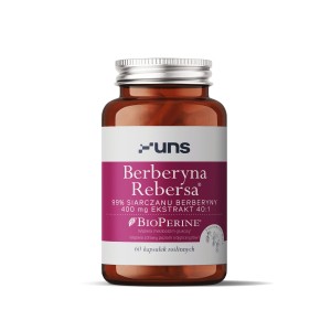 UNS - UNS BERBERYNA Rebersa® + BIOPERINE (60 kaps. vege)