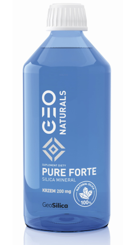 GEONATURALS PURE SILICA FORTE Krzem 200 mg x 500ml  - be-effective