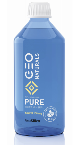 GEONATURALS, PURE SILICA Krzem 100 mg x 500 ml be-effective