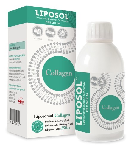 Liposol - Liposomalny Collagen rybi 5g/10ml - 250 ml  be-effective