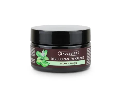 Skoczylas - DEZODORANT w kremie aloes z miętą (bez soli aluminium)  be-effective