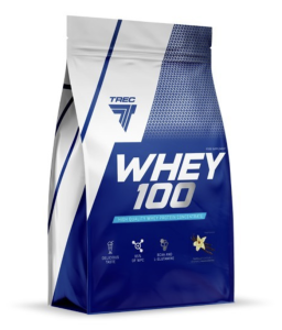 TREC - Odżywka białkowa - WHEY 100 VANILLA - Białko 900g 