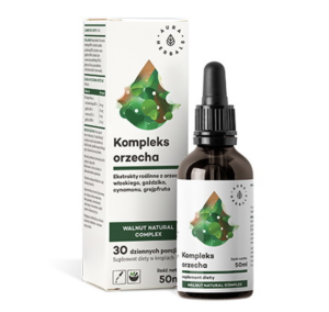 Aura Herbals - Orzech kompleks, Walnut Natural Complex, krople 50 ml