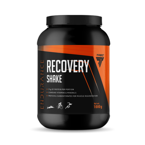 TREC ENDURANCE RECOVERY SHAKE 1000g JAR VANILLA  be-effective