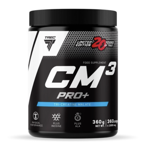 TREC - CM3 PRO + Jabłczan trikreatyny - 360 kapsułek be-effective
