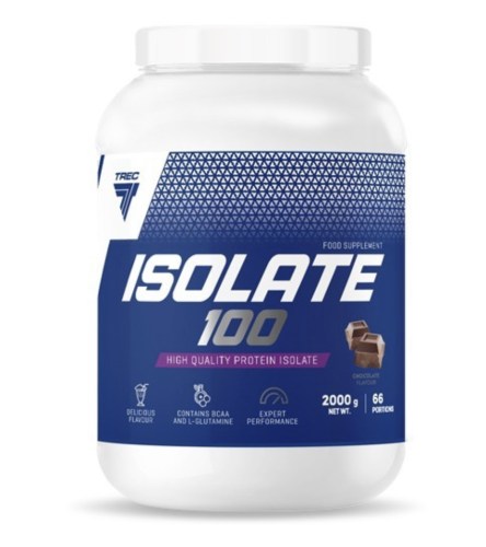 TREC - ISOLATE 100 - JAR CHOCOLATE - 2000g be-effective