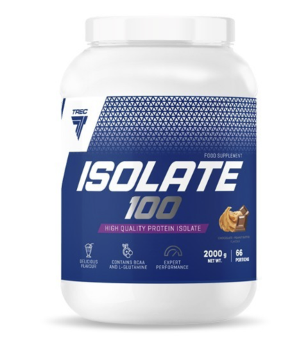 TREC - ISOLATE 100 - JAR CHOCOLATE-PEANUT BUTTER - 2000g be-effective
