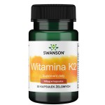 SWANSON - Witamina K2 naturalna 100mcg - 30 kaps