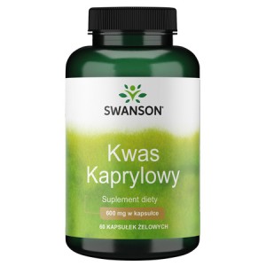 SWANSON - Kwas kaprylowy 600mg - 60 kaps