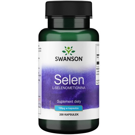 SWANSON - Selen SeLECT 100mcg - 200kaps be-effective