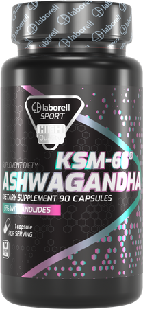 Laborell - Ashwagandha 600mg - 90 kapsułek be-effective