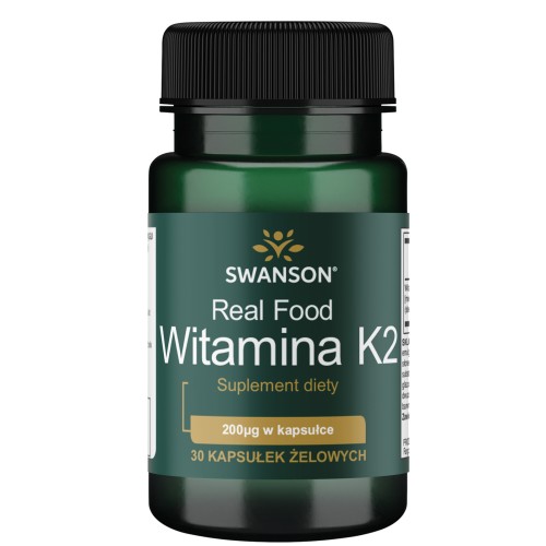 SWANSON Witamina K2 naturalna 200mcg 30kaps be-effective