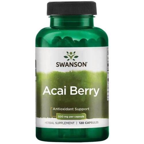 SWANSON Acai owoce 500mg 120 kaps be-effective